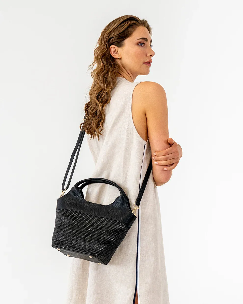 Miller Tote Black Weave