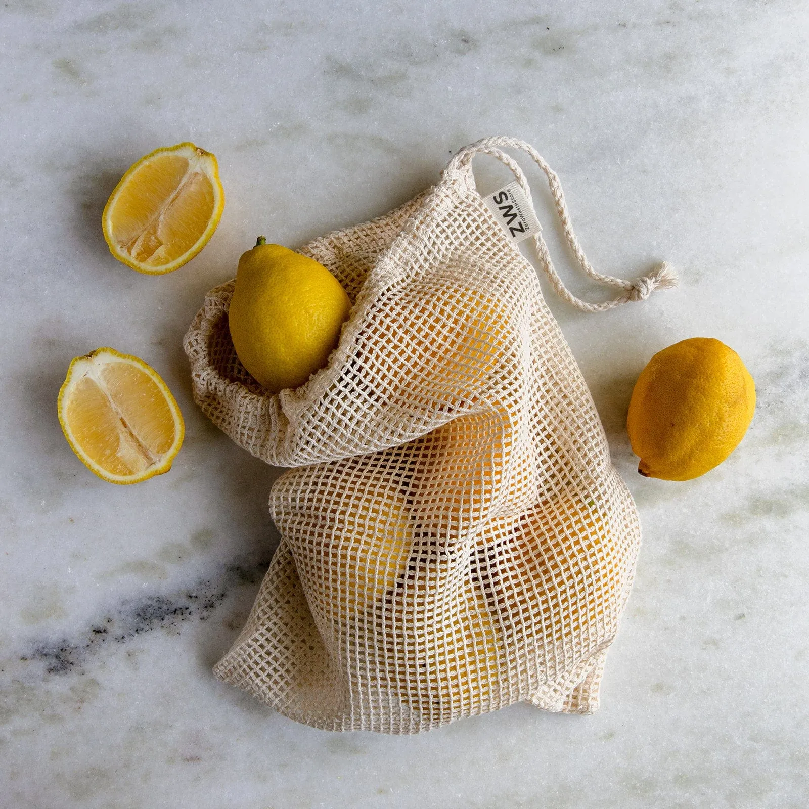 Organic Cotton Mesh Produce Bag