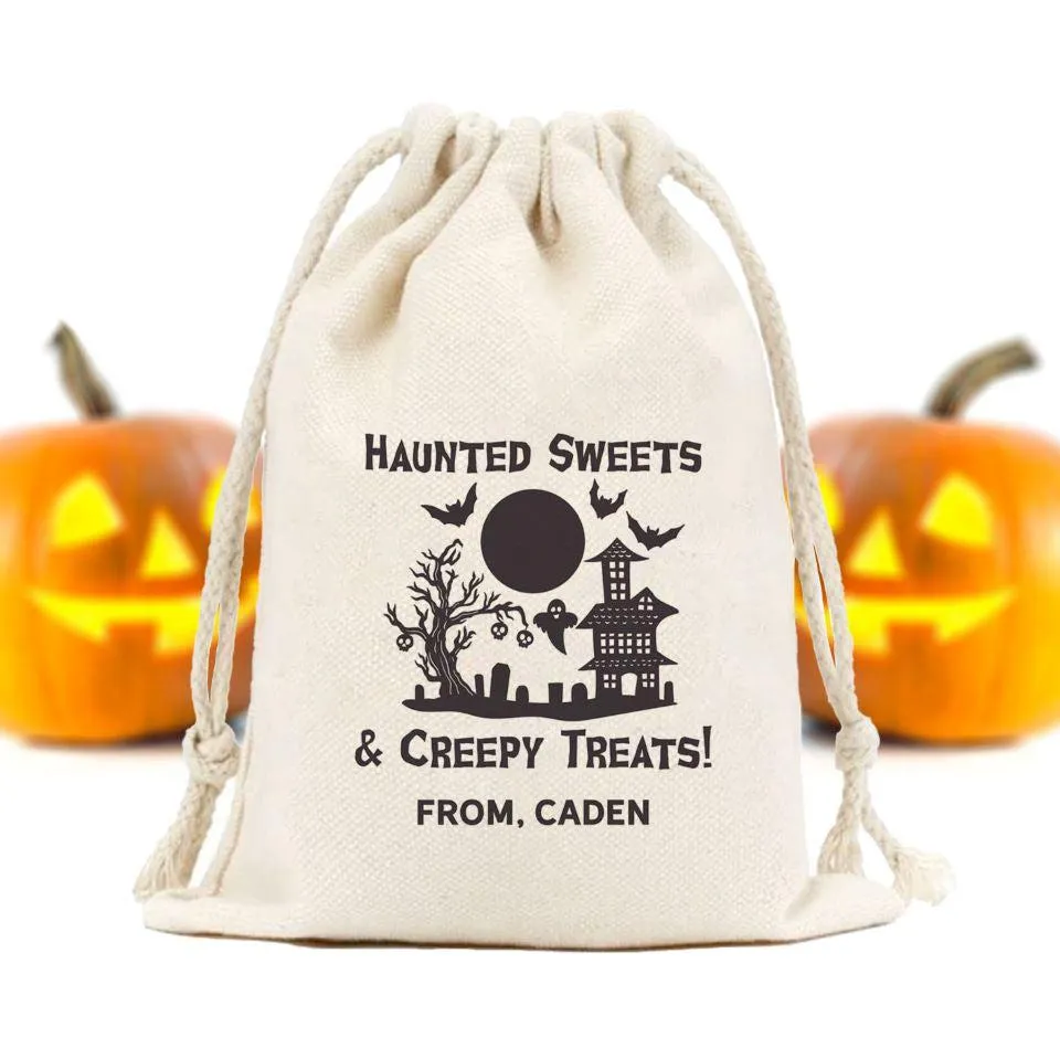 Personalized Halloween Favor Bags