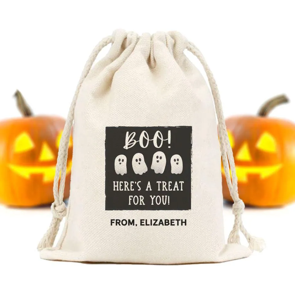 Personalized Halloween Favor Bags