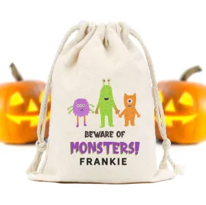 Personalized Halloween Favor Bags