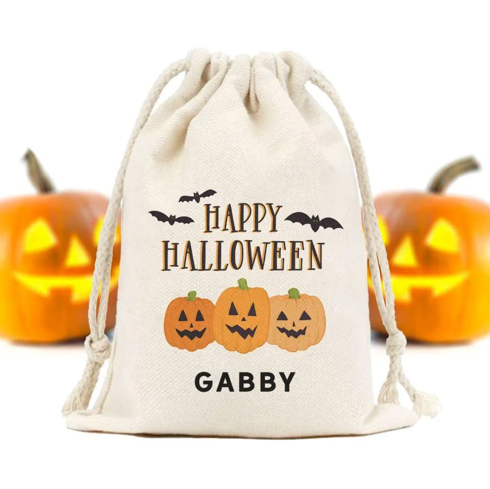 Personalized Halloween Favor Bags