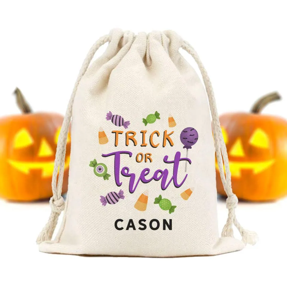 Personalized Halloween Favor Bags