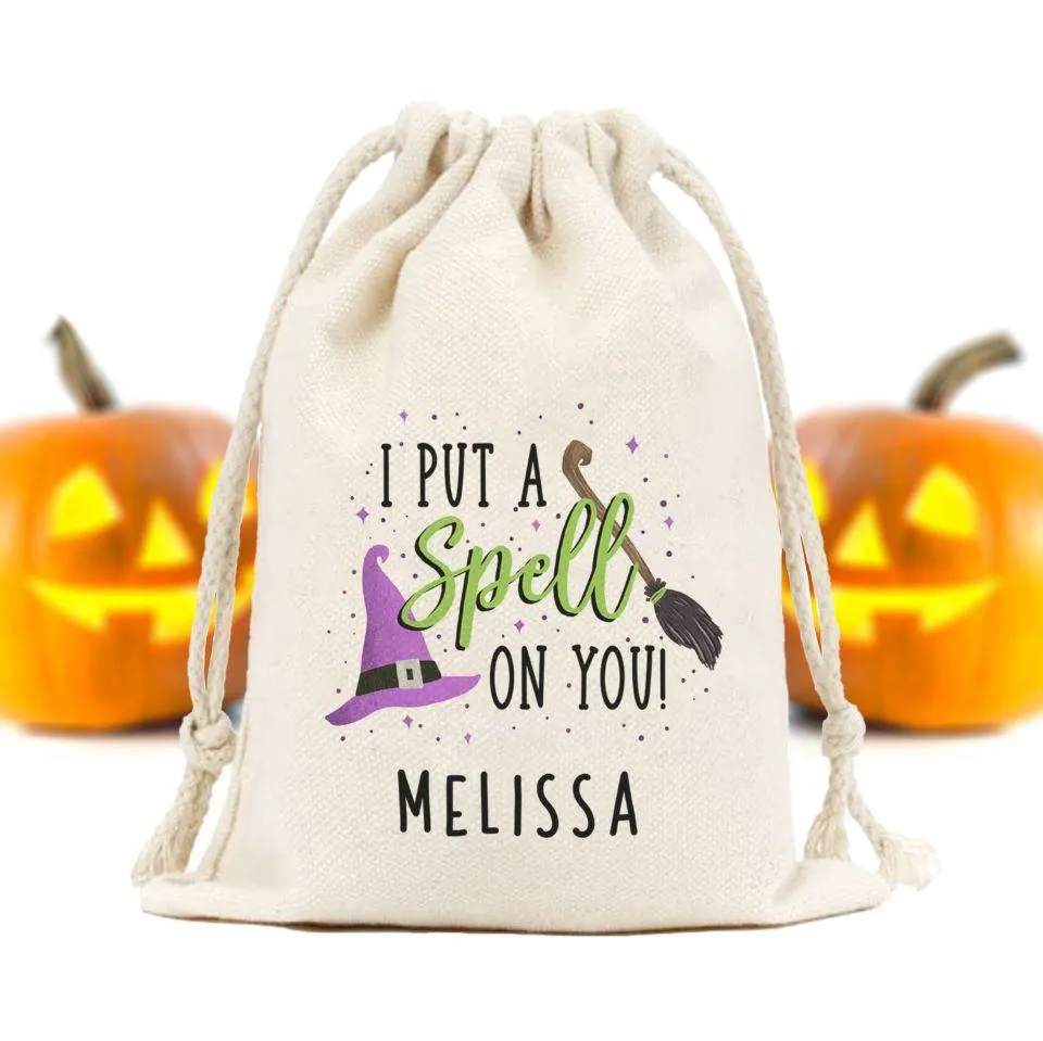 Personalized Halloween Favor Bags