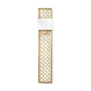 QUATREFOIL PANEL SCONCE