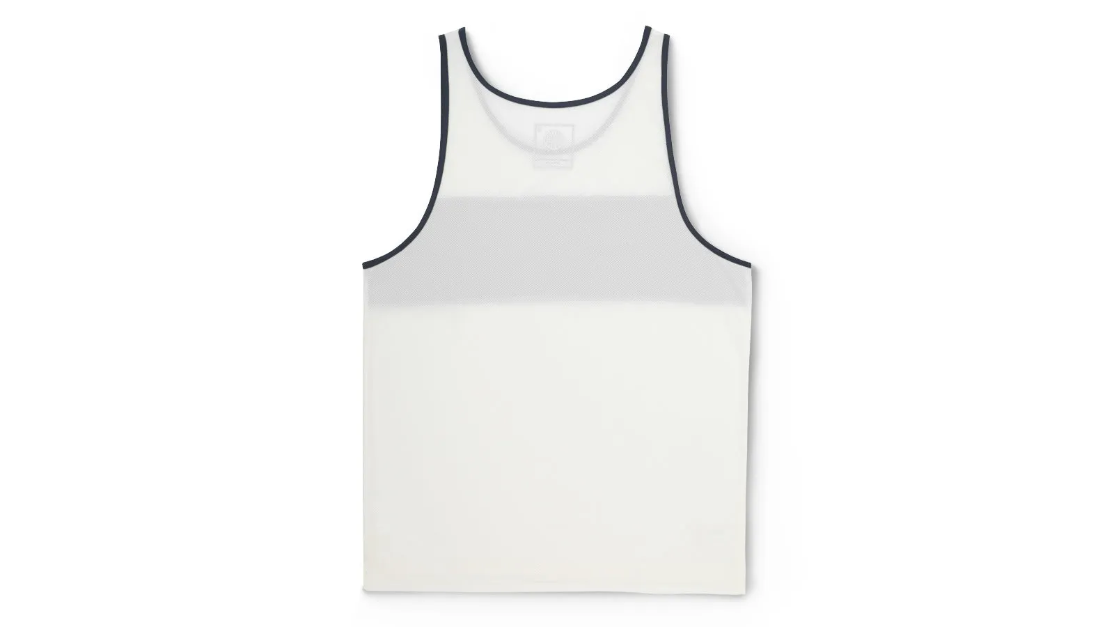 SUN RUN SINGLET WOMEN'S - OFF WHITE/ESTATE BLUE