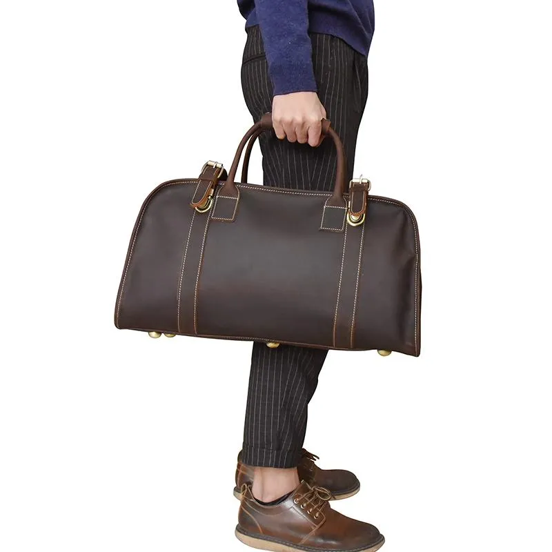 The Erlend Duffle Bag | Vintage Leather Weekender