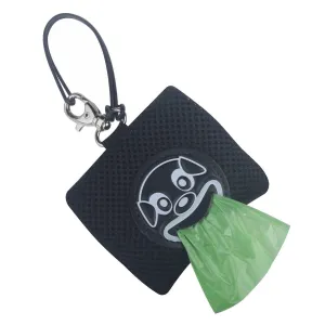 Tre Ponti - Mesh Smiley Poo Bag Dispenser - Black