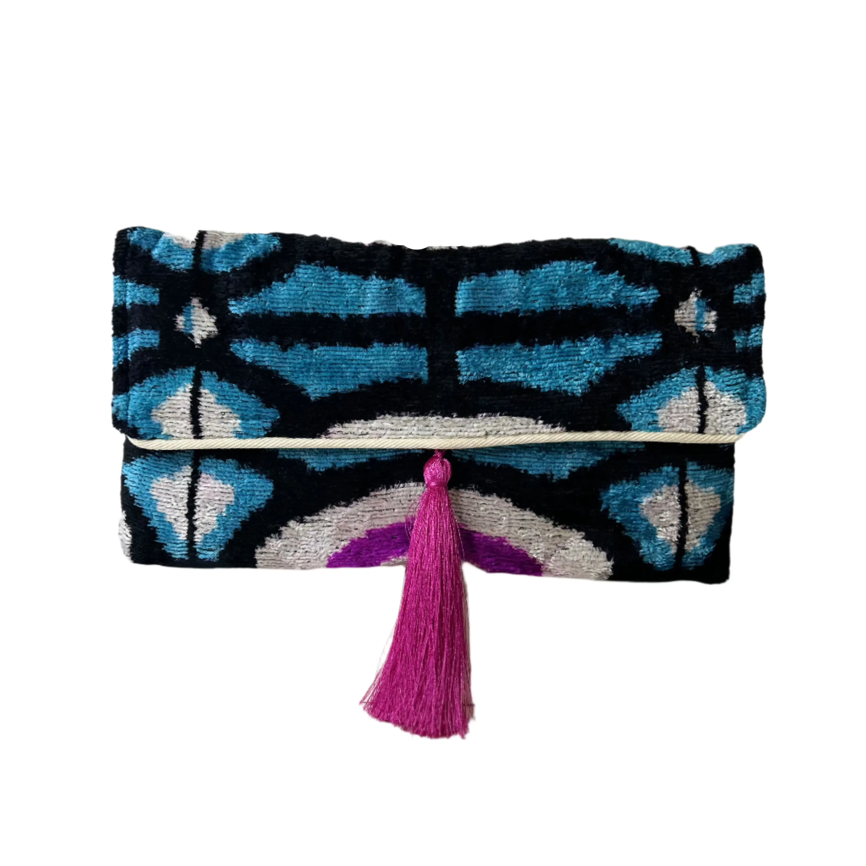 Velvet Stain Glass Clutch