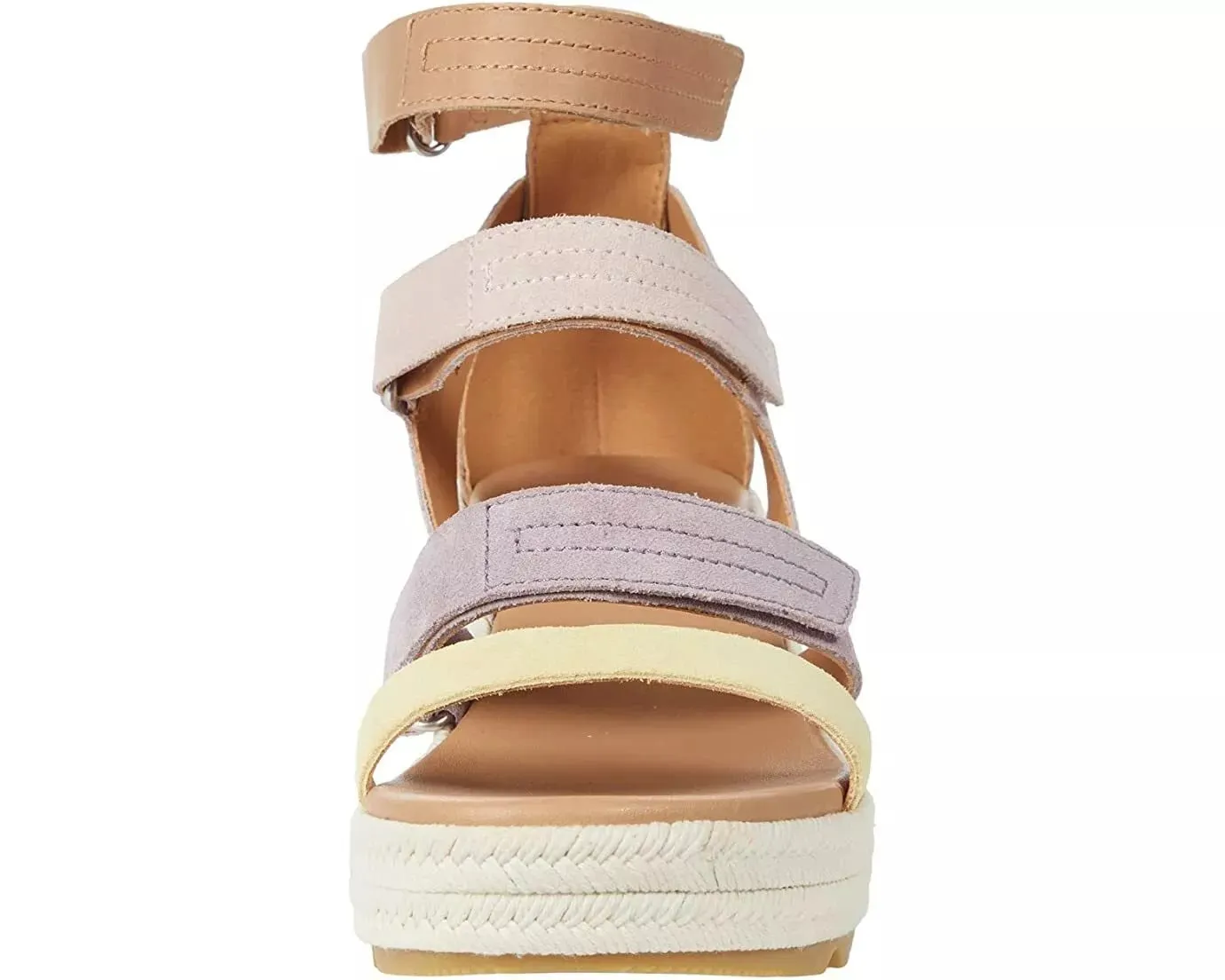 Women's Shoes Sorel CAMERON Multi-Strap Wedge Sandals 1999211553 SHALE MAUVE